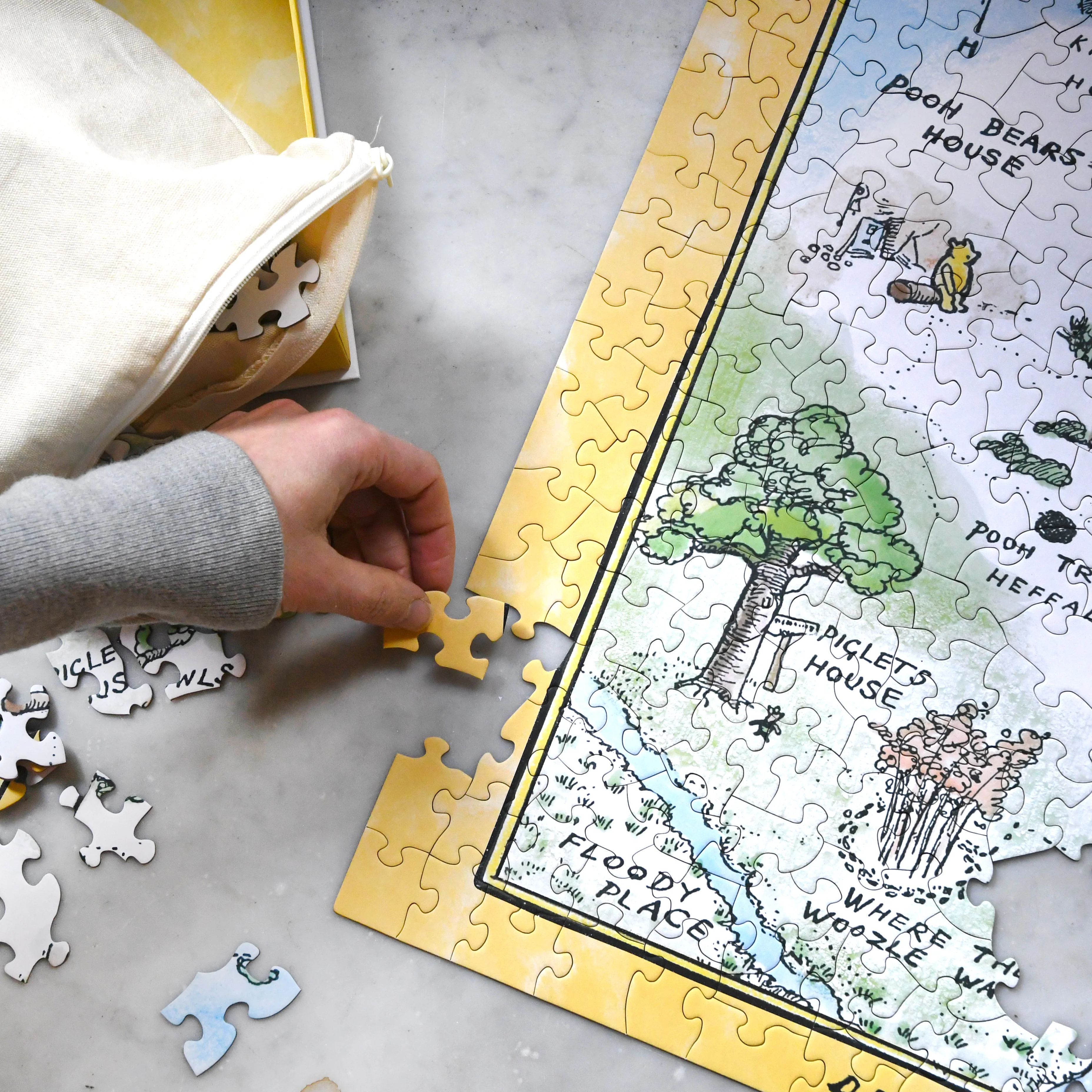 NYPL Winnie-the-Pooh Hundred Acre Wood Puzzle - Image 3