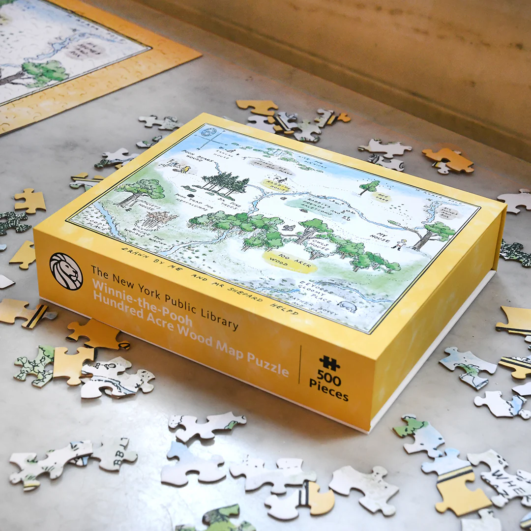 NYPL Winnie-the-Pooh Hundred Acre Wood Puzzle - Image 4