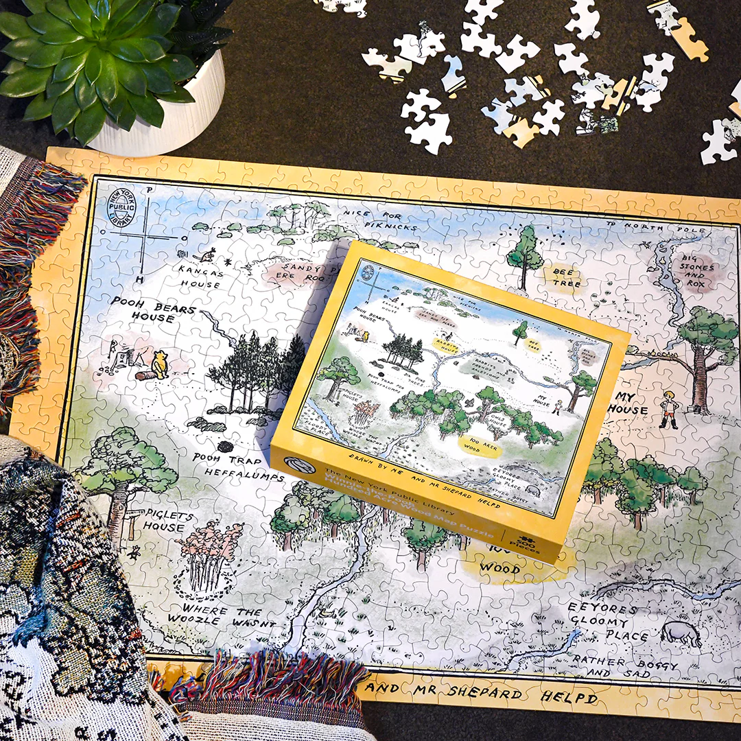 NYPL Winnie-the-Pooh Hundred Acre Wood Puzzle - Image 6