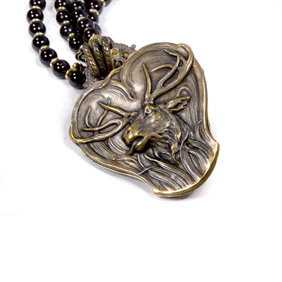 Olive Dragonfly Necklace - Image 4