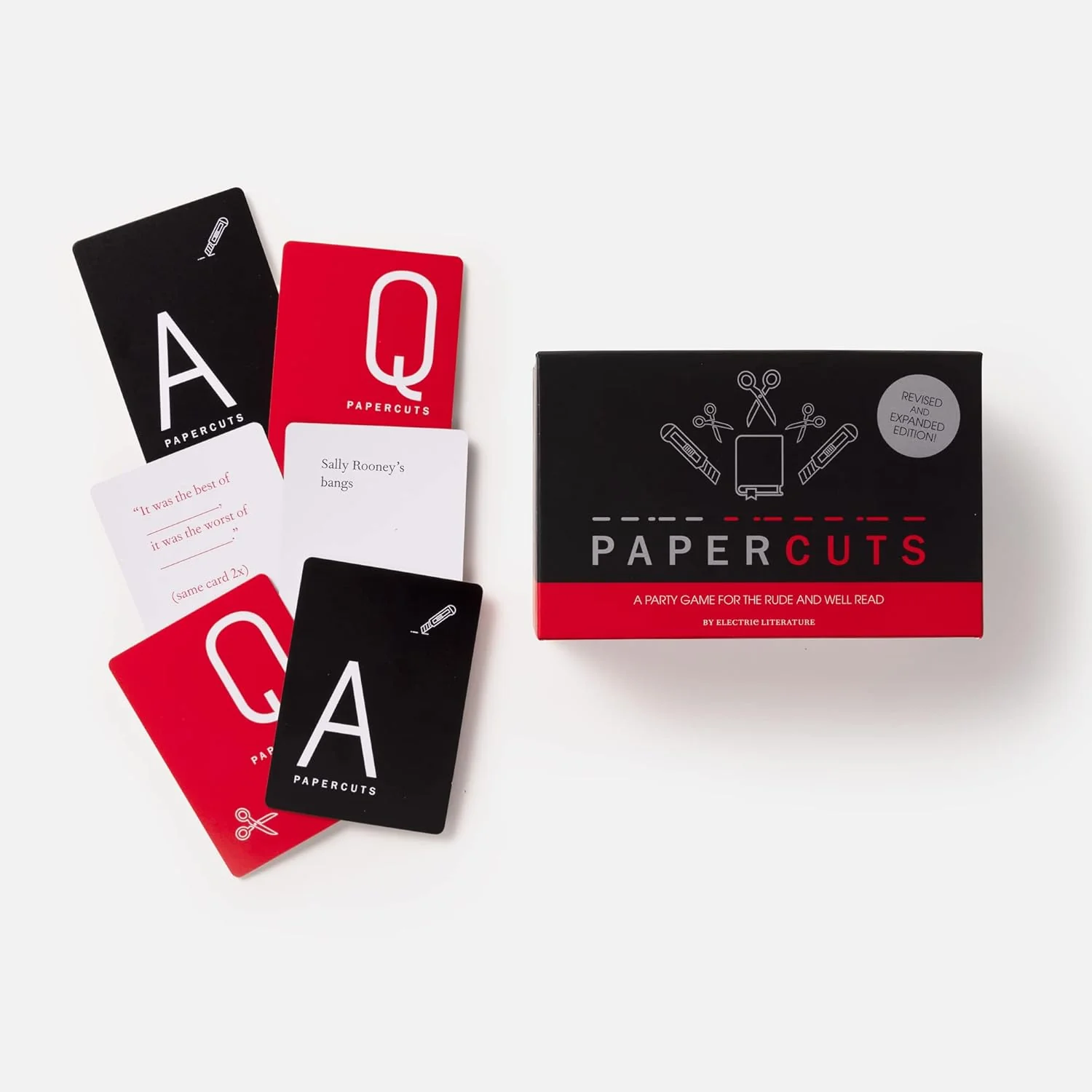 Papercuts: A Party Game for the Rude and Well-Read (A Card Game for Book Lovers) - Image 4