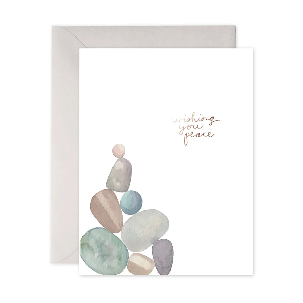 Peace Rocks Notecard