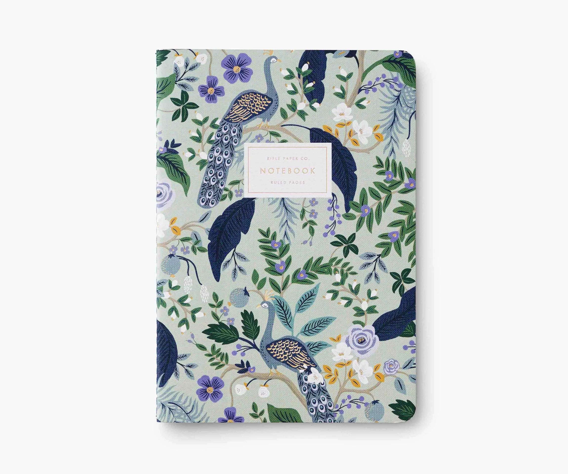 Peacock Stitched Notebook Set - Image 2