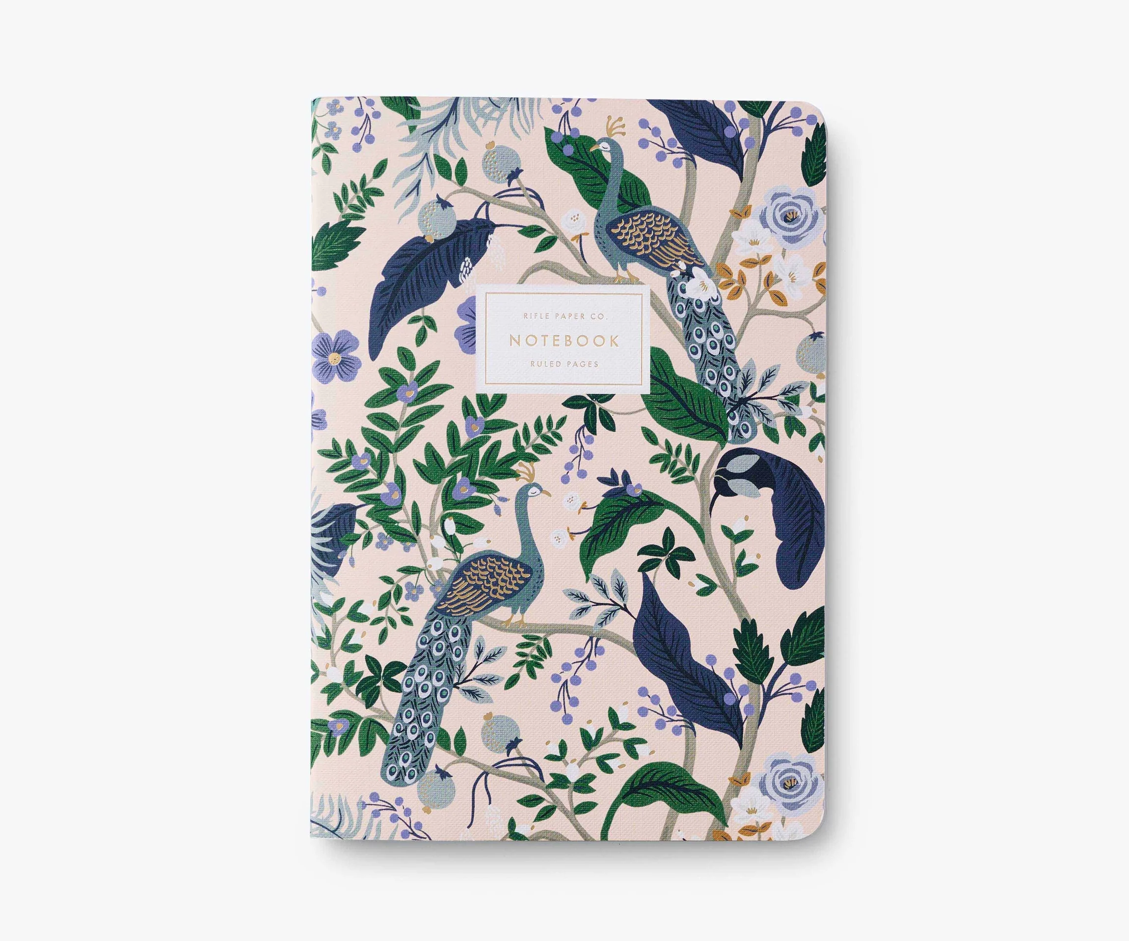 Peacock Stitched Notebook Set - Image 3