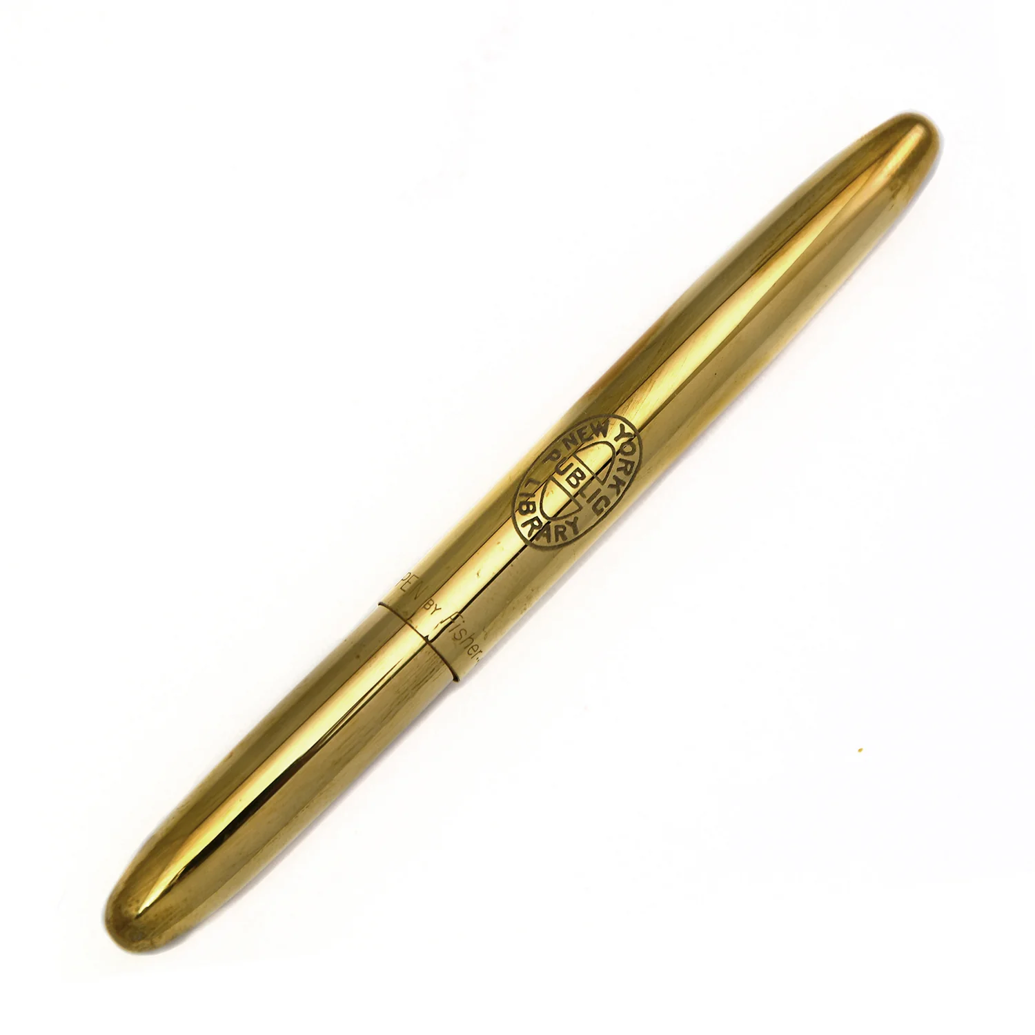NYPL Vintage Stamp Brass Space Pen - Image 3