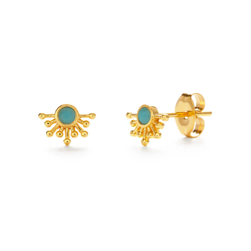 Rays of Light Stud Earrings - Image 3