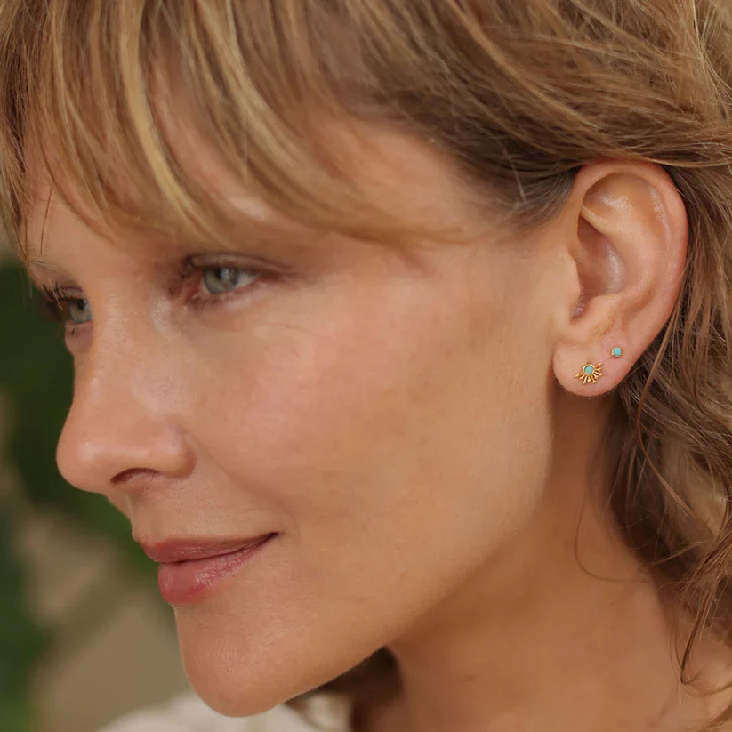 Rays of Light Stud Earrings - Image 5