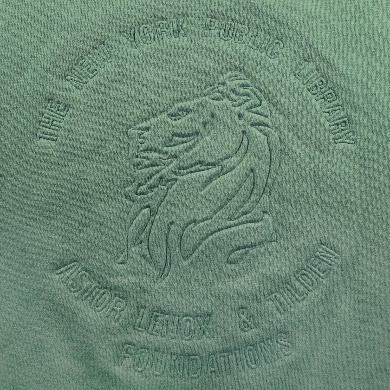 Sage NYPL Vintage-Inspired Lion Sweatshirt - Image 3