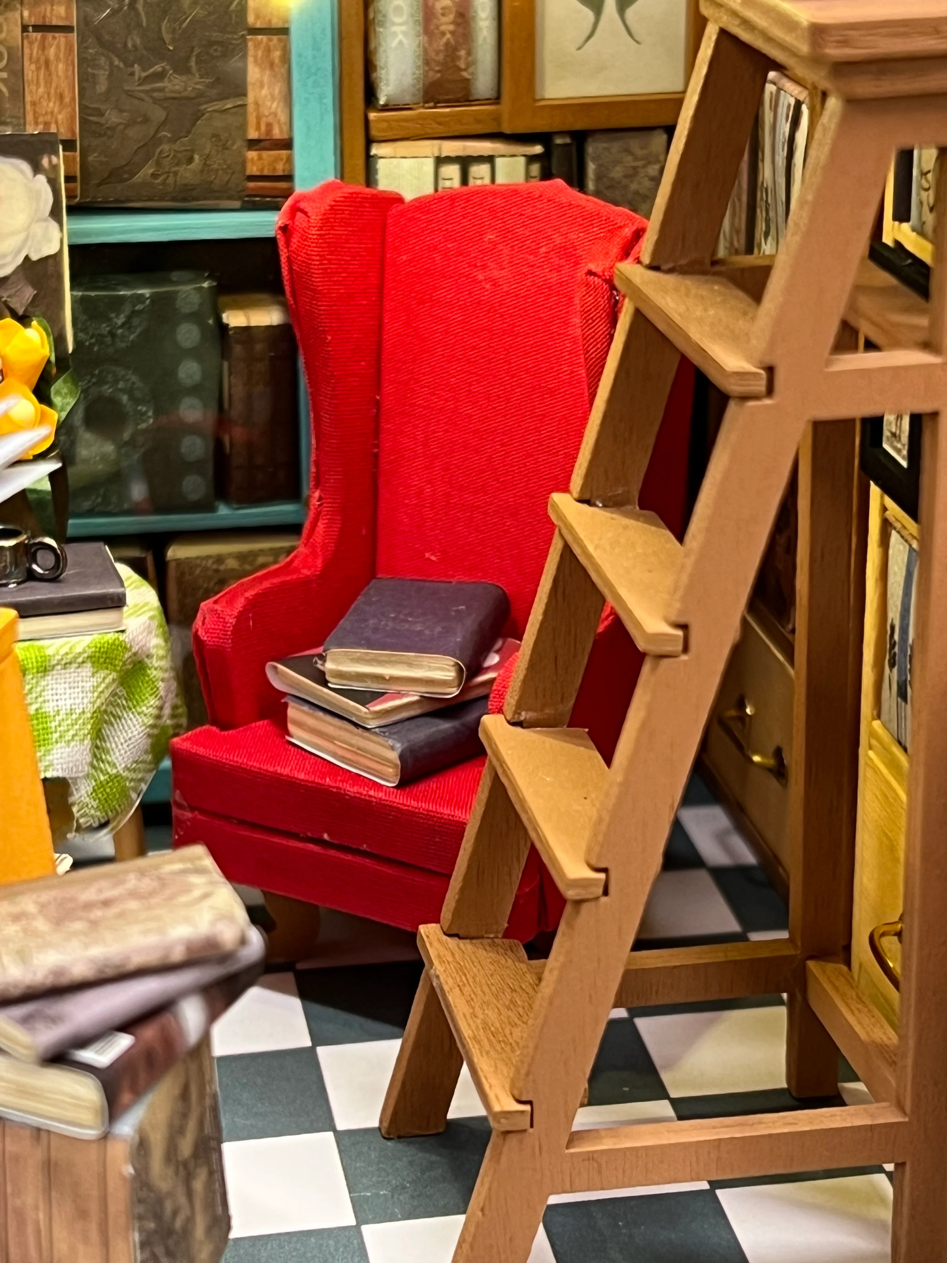 Sam's Study DIY Dollhouse Miniature Kit - Image 6