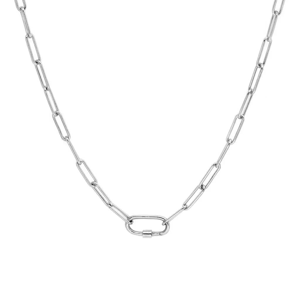 Silver The Daily Charm Necklace