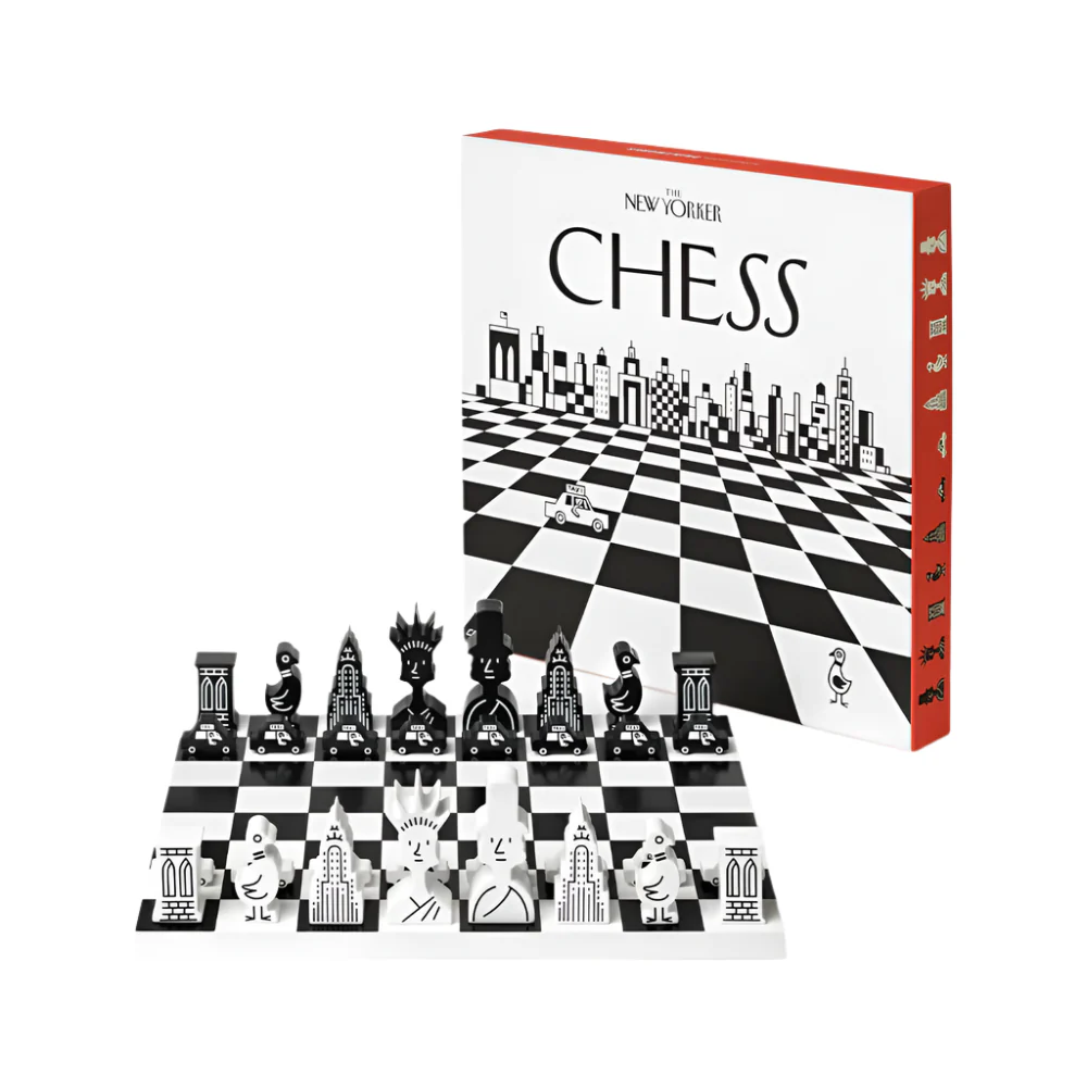 The New Yorker x Printworks Chess Set