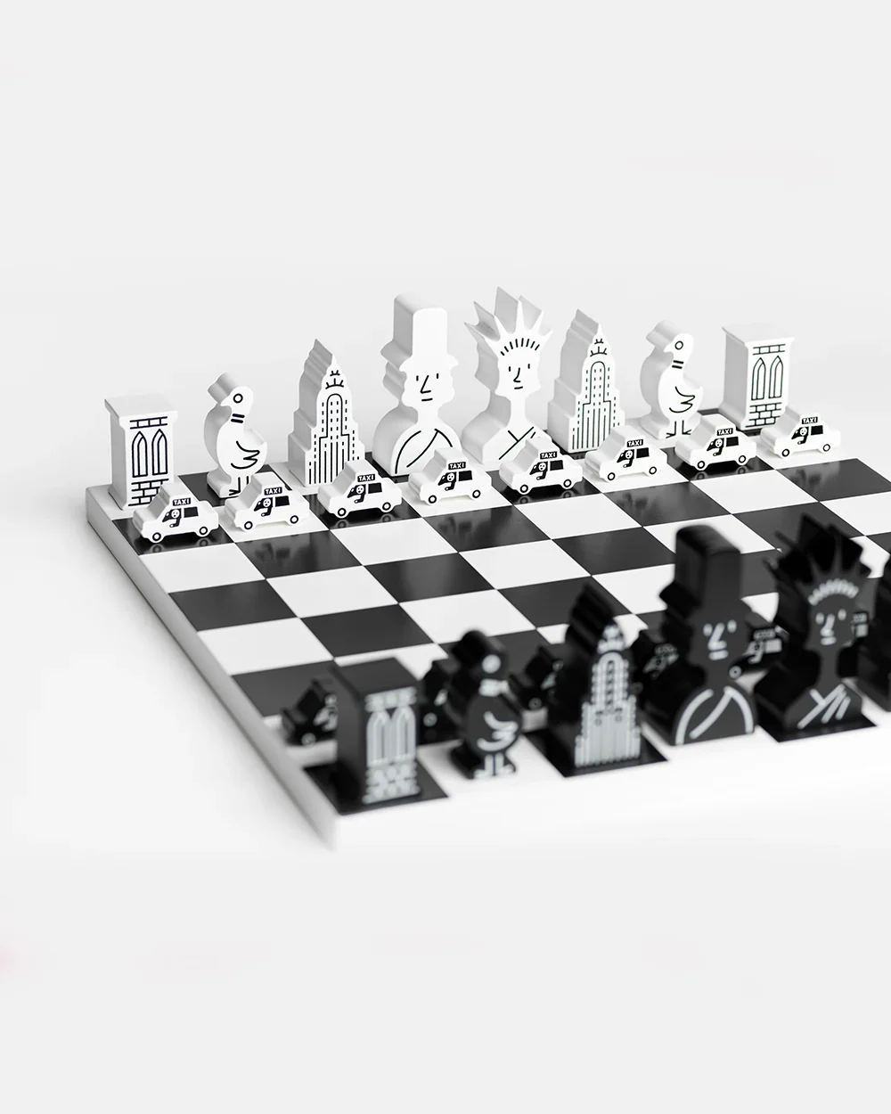 The New Yorker x Printworks Chess Set - Image 3
