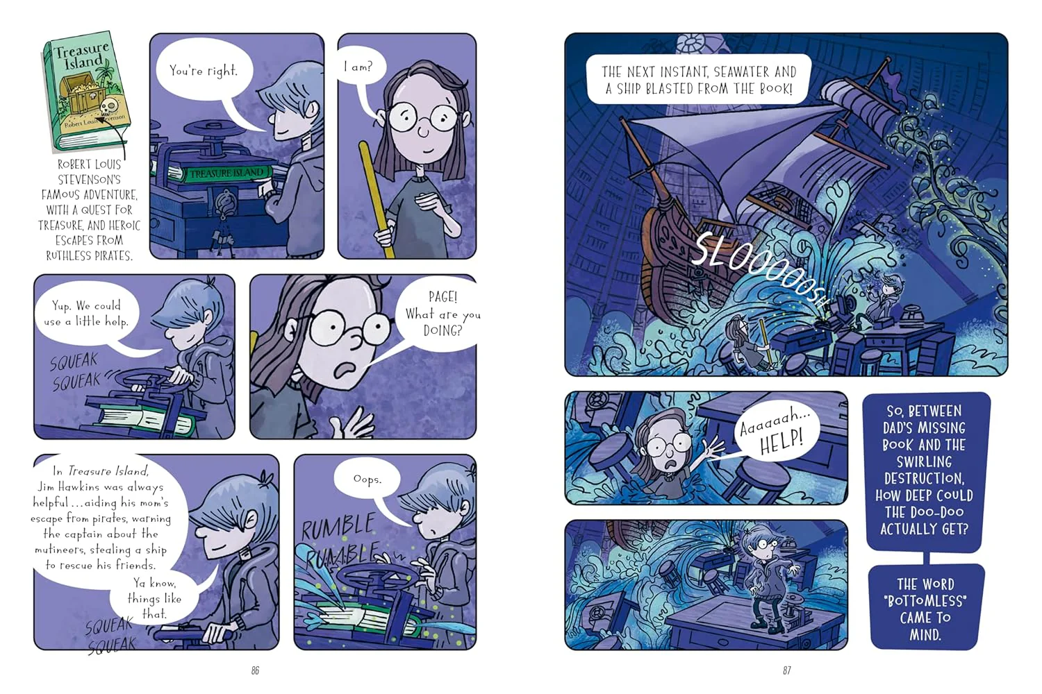 SIGNED! The Night Librarian: A Graphic Novel - Image 2