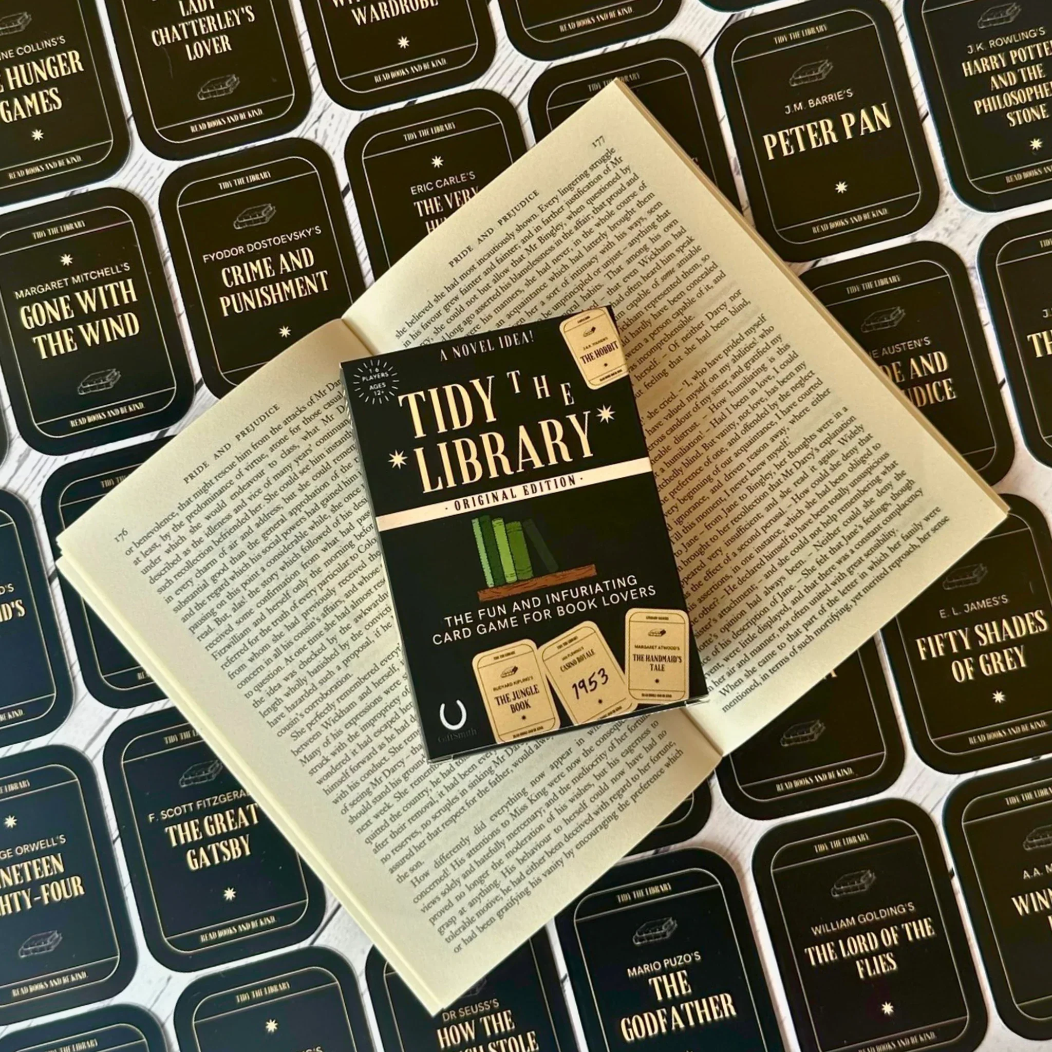 Tidy The Library: The Original Card Game for Book Lovers