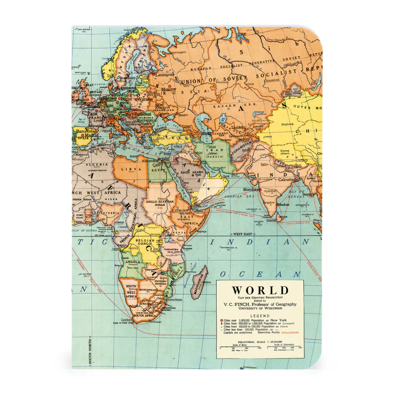 World Maps Mini Notebooks Set - Image 2