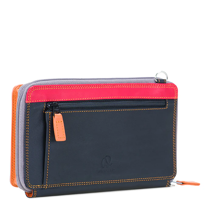 Zip Round Multi-Purse with Shoulder Strap - Image 10