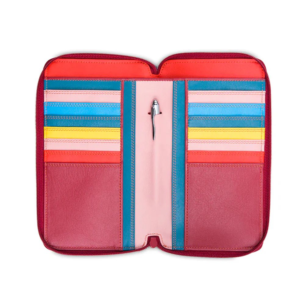 Zip Round Multi-Purse with Shoulder Strap - Image 12