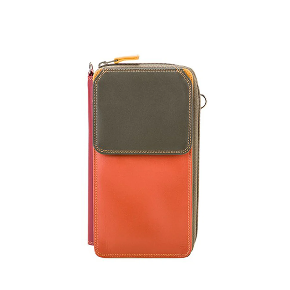 Zip Round Multi-Purse with Shoulder Strap - Image 14