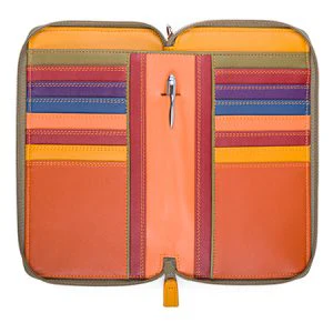 Zip Round Multi-Purse with Shoulder Strap - Image 15