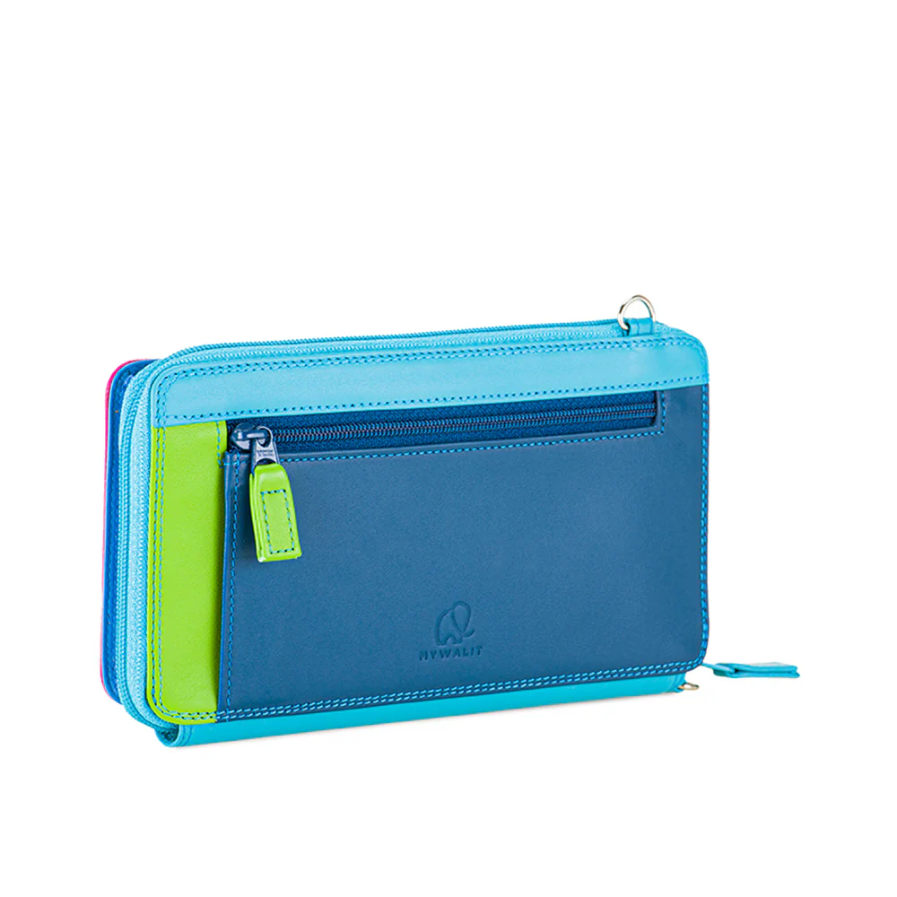Zip Round Multi-Purse with Shoulder Strap - Image 3