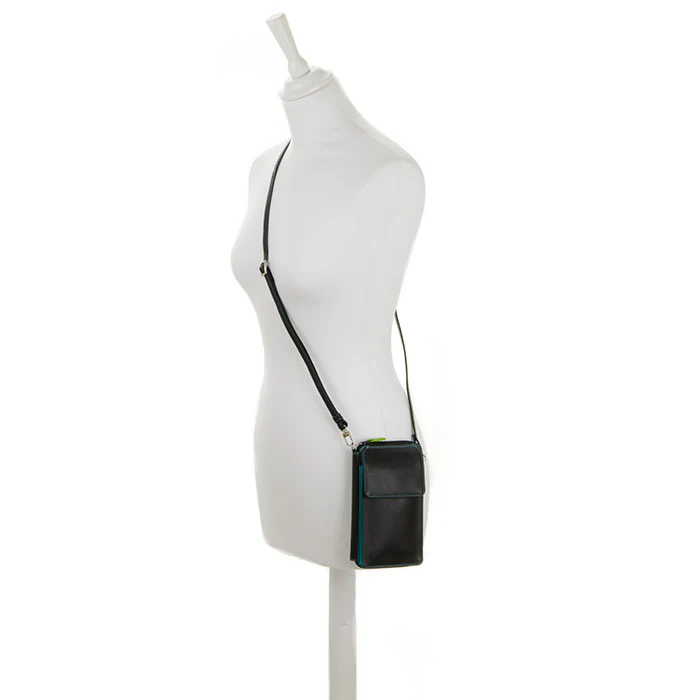 Zip Round Multi-Purse with Shoulder Strap - Image 4