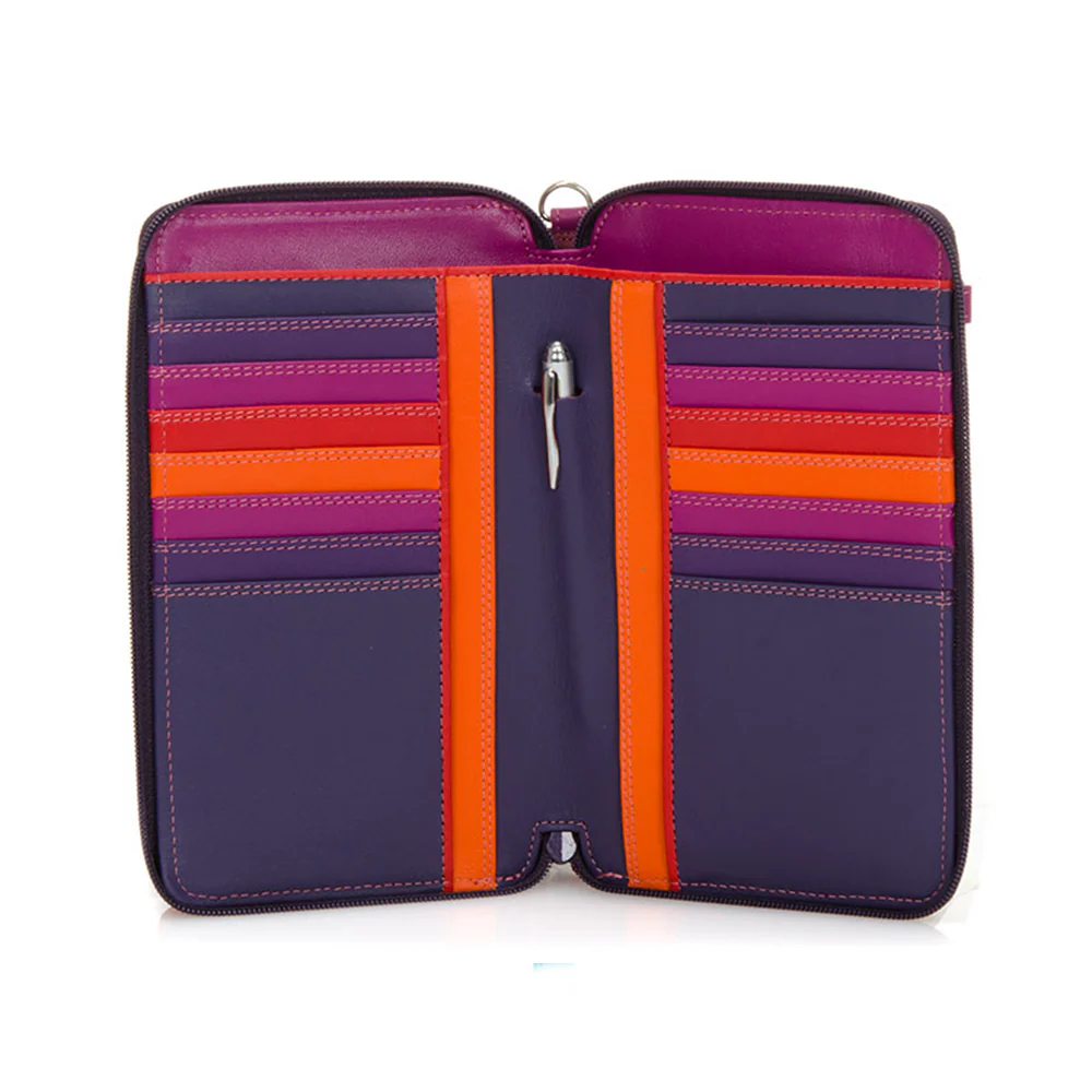 Zip Round Multi-Purse with Shoulder Strap - Image 6