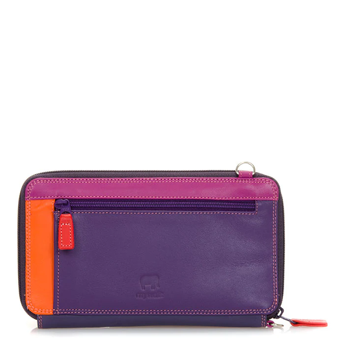 Zip Round Multi-Purse with Shoulder Strap - Image 7